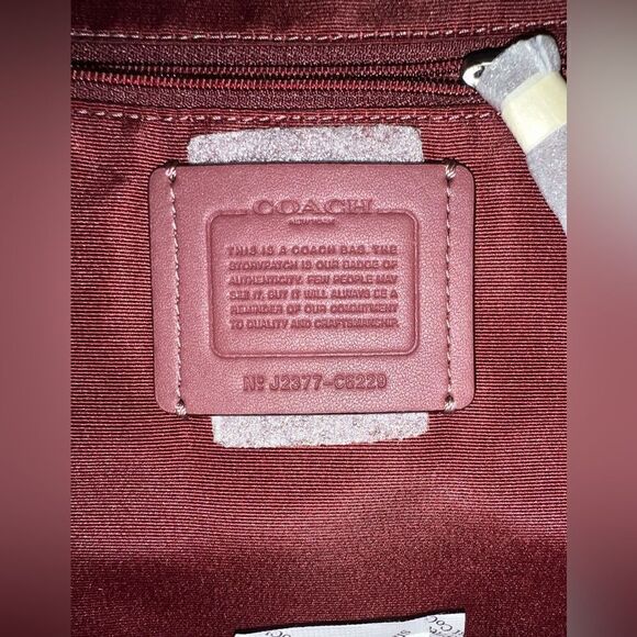 🆕🔥NWT! Coach KACEY Satchel Leather Handbag Bright Violet Msrp:$378.00 - Picture 10 of 12